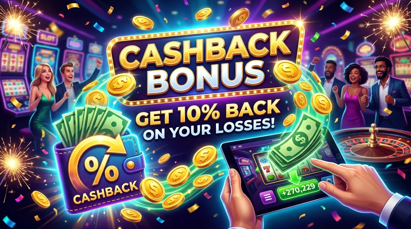 Reef Reels cashback bonus